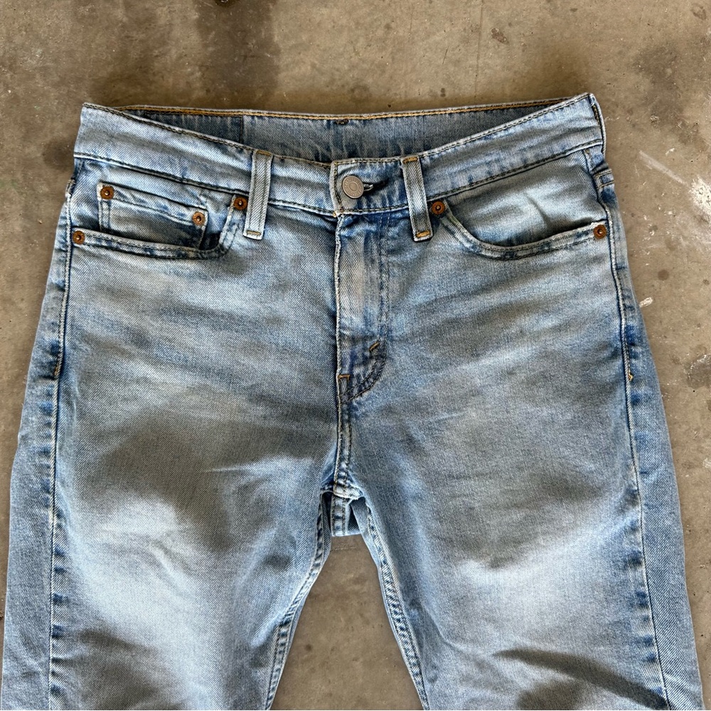 Vintage light wash blue jeans Levi’s 511 slim fit jeans denim size 29x30